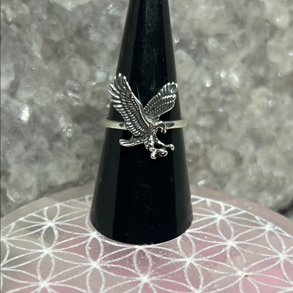 Silver Eagle Ring
